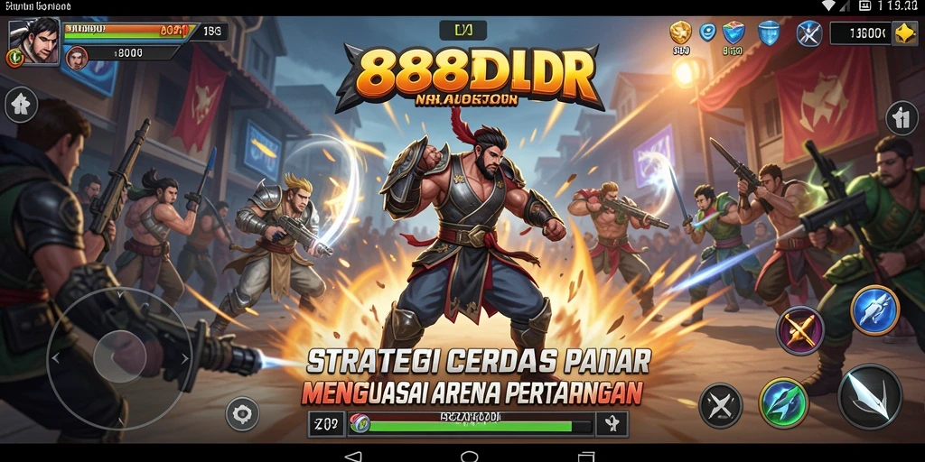 Screenshot gameplay 888IDR menampilkan aksi strategi yang mendebarkan.