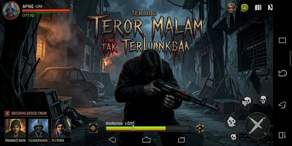 Tangkapan layar menampilkan gameplay menyeramkan API66, penuh ketegangan dan intrik.