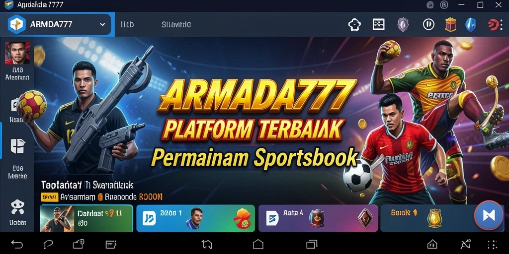 Screenshot ARMADA777 menampilkan interaksi taruhan yang menarik pada olahraga.