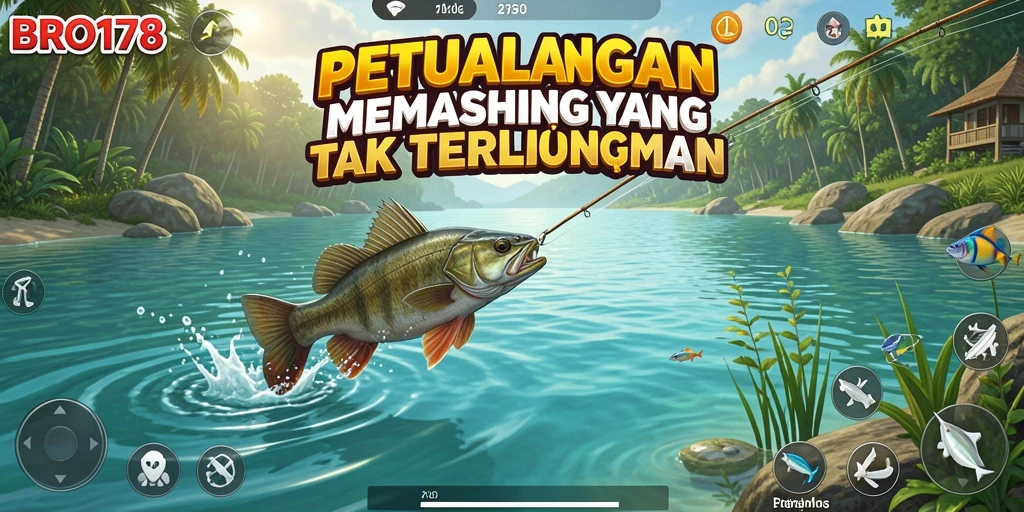 Tangkapan ikan besar dan suasana memancing yang menenangkan.