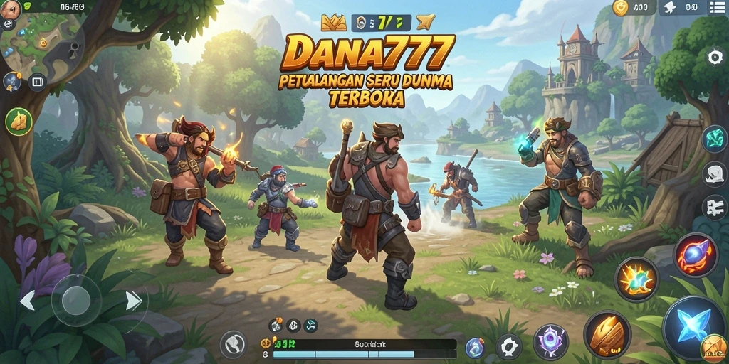 Gameplay seru DANA777 menampilkan petualangan di dunia terbuka.