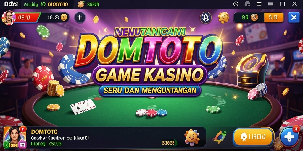 Tampilan gameplay seru di DOMTOTO dengan fitur-fitur menarik.