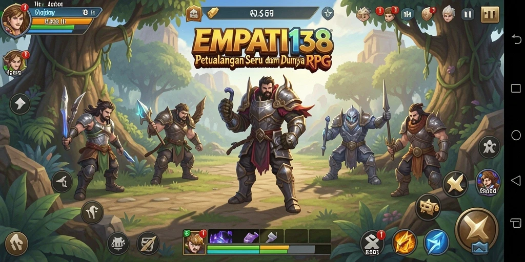 Tangkapan layar dari gameplay RPG yang menarik dan mendebarkan.