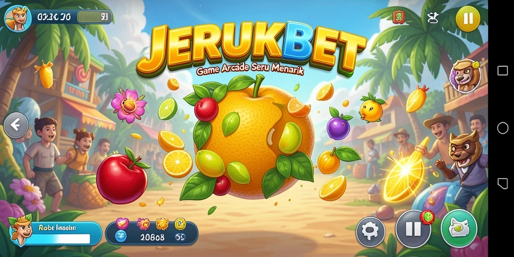 Screenshot gameplay JERUKBET yang menampilkan keseruan permainan Arcade.