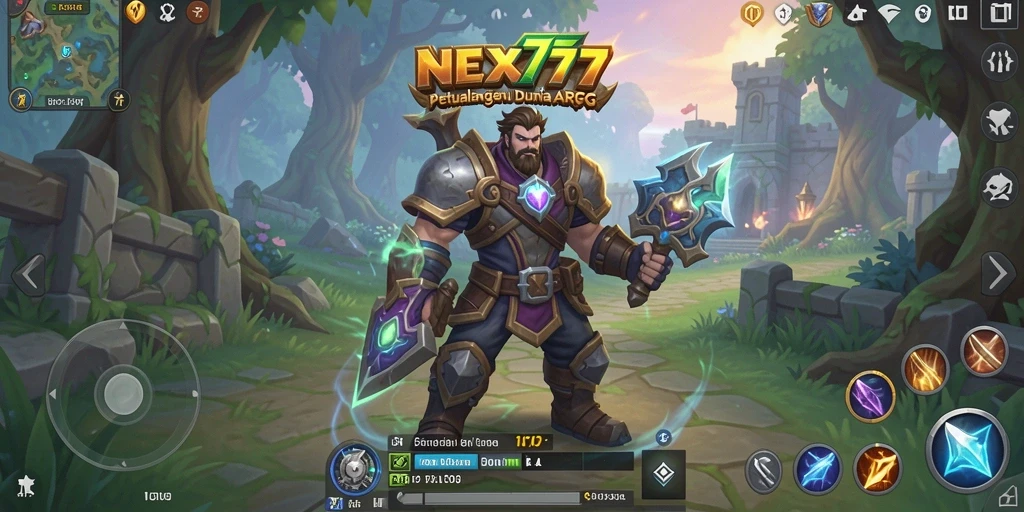Screenshot gameplay NEX777 yang menampilkan pertarungan seru di dunia ARPG.