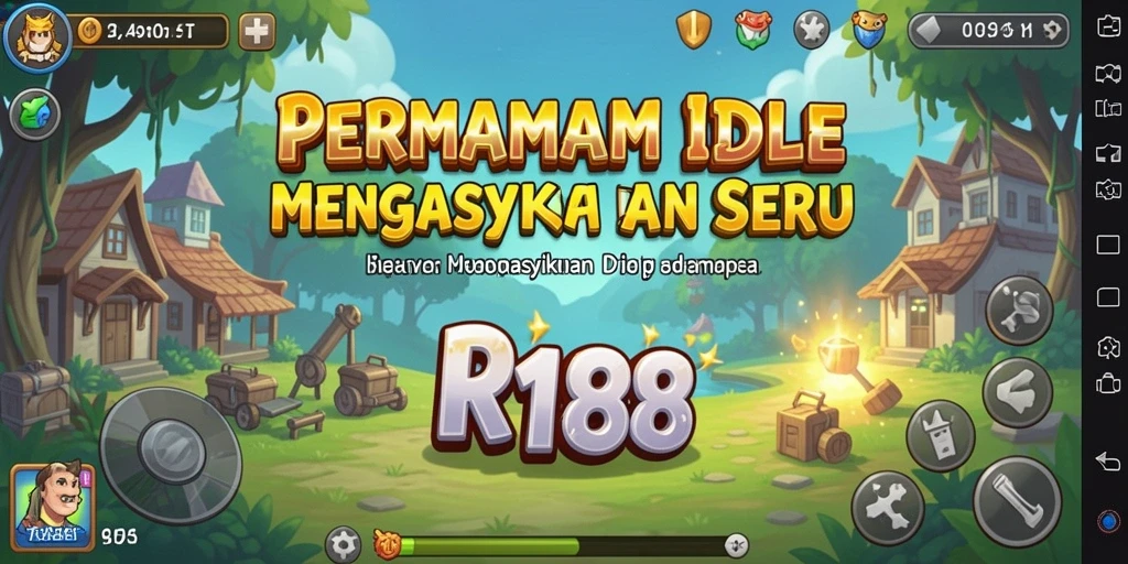 Screenshot RI188 menunjukkan gameplay Idle yang menarik dan mudah dinikmati.